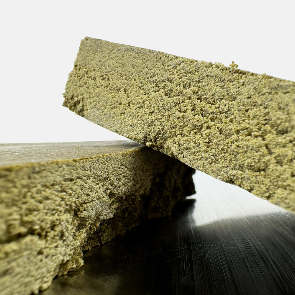 Zoom sur l'intérieur d'une barette de CBD Beldia